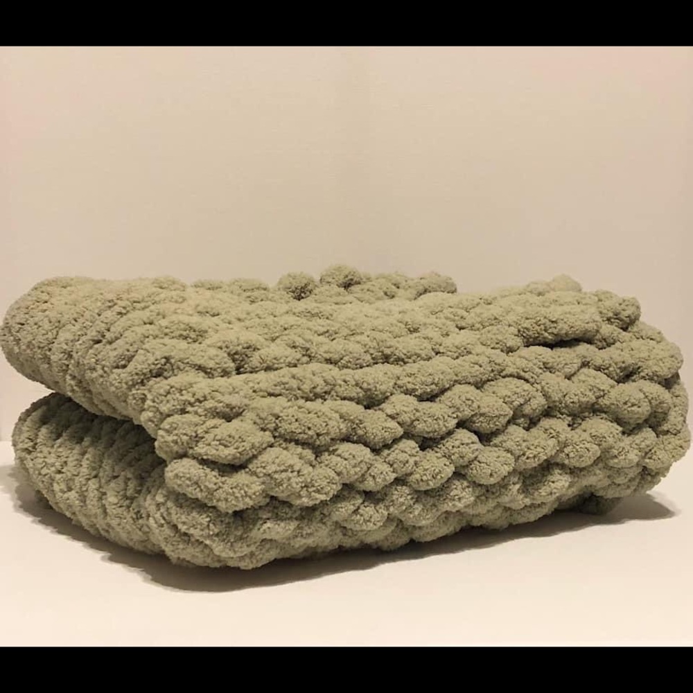Crocheted blanket